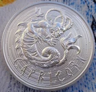 Zombie Zodiacs Series  CAPRICORN-  1 oz. Silver Capsuled USA Made Limited BU