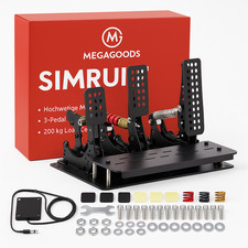 SimRuito Sim Racing Pedale Cockpit Metall PC ...