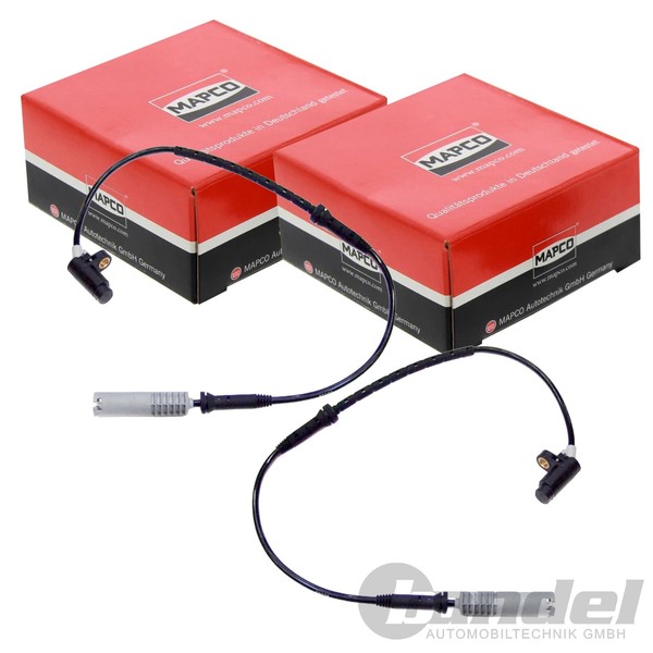 2X Mapco ABS-SENSOR Raddrehzahl Vorne Passend FüR BMW 7 Links+Rechts | 86668-image