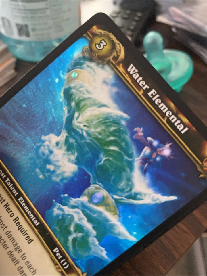 World of Warcraft TCG Archives set Water Elemental FOIL - Image 3 of 3