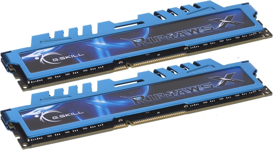G.Skill 16GB Ripjaws X Dual Channel Memory Kit - Blue (2x 8GB, DDR3 1600MHz,1.5v - Image 2 of 2