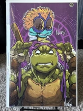 TMNT #1 SDCC 2024 DONATELLO Virgin Remarked Signed By EDDIE NUNEZ LTD 500