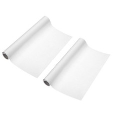 PATIKIL 16 Feet x 14 Inch Art Easel Paper Roll，2Pcs 16Feetx14Inch, White 