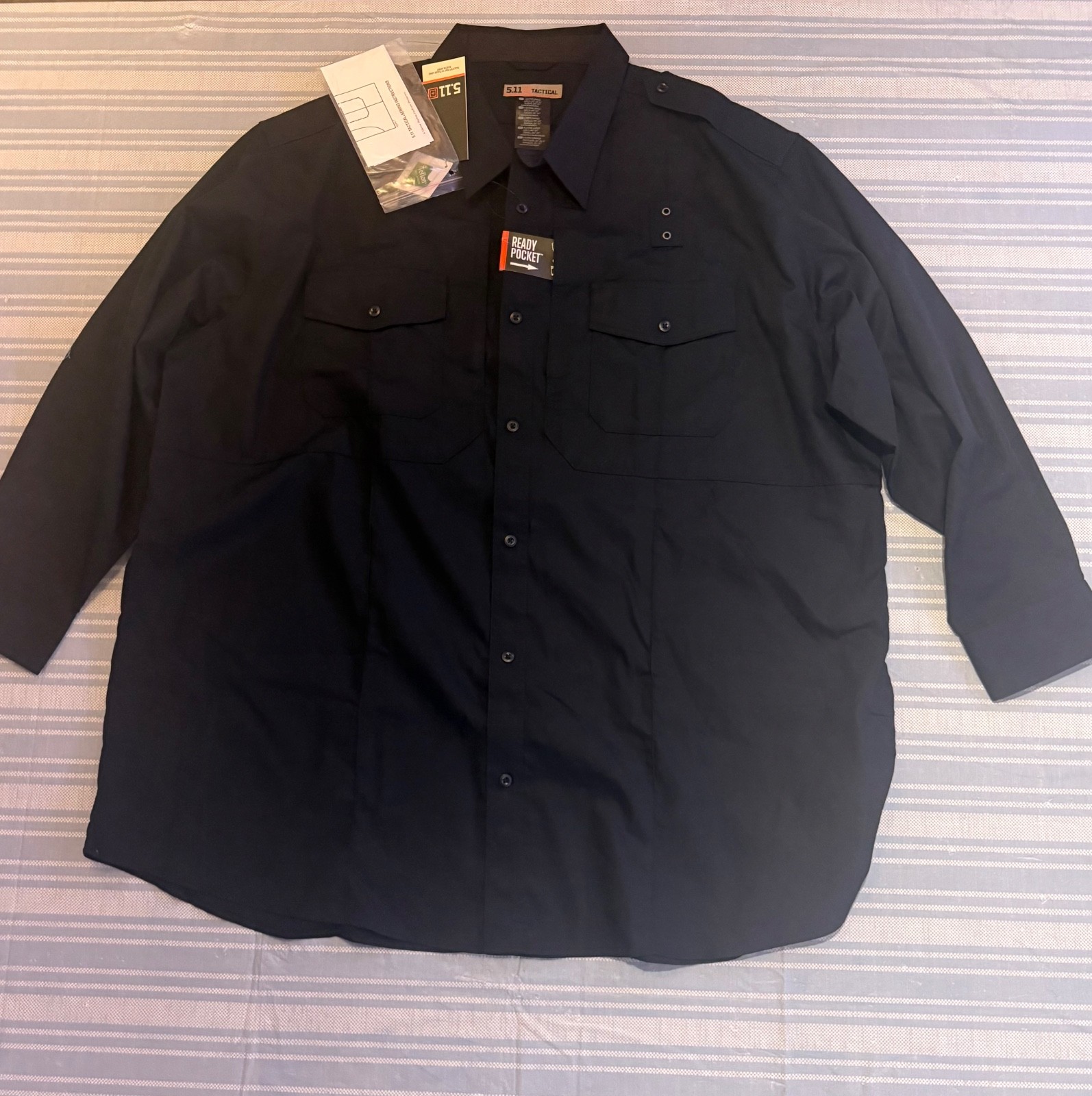 5.11 Tactical Long Sleeve Shirt Class-B PDU | 72366 | Midnight Navy