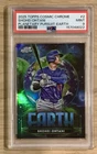2025 Topps Chrome Cosmic Shohei Ohtani Planetary Pursuit Earth #2 SSP - PSA 9