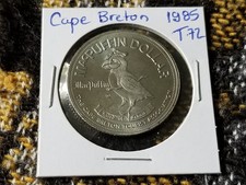 Canada Trade Dollar - No Tariff - Cape Breton Nova Scotia 1985 - T72