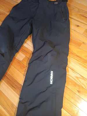 Karbon Mens Snowboard Ski Pants Black Used Snow Ski Snowboarding