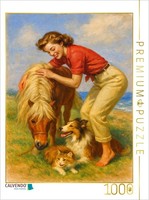 Calvendo Puzzle The Little Pony And His Friends | 1000 Pieces, Finished Size 25.