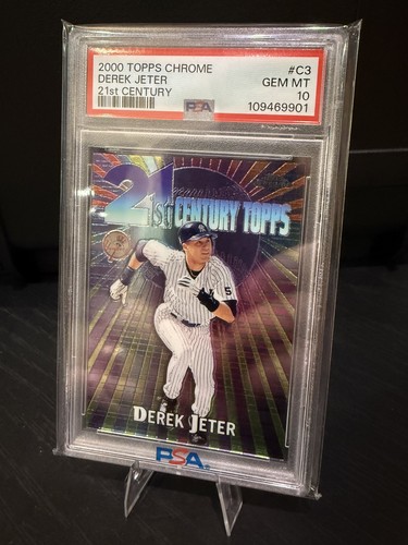 2000 Topps Chrome - 21st Century Topps Derek Jeter #C3 PSA 10