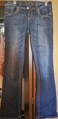 Grace in LA Women's Jeans 27 bootcut