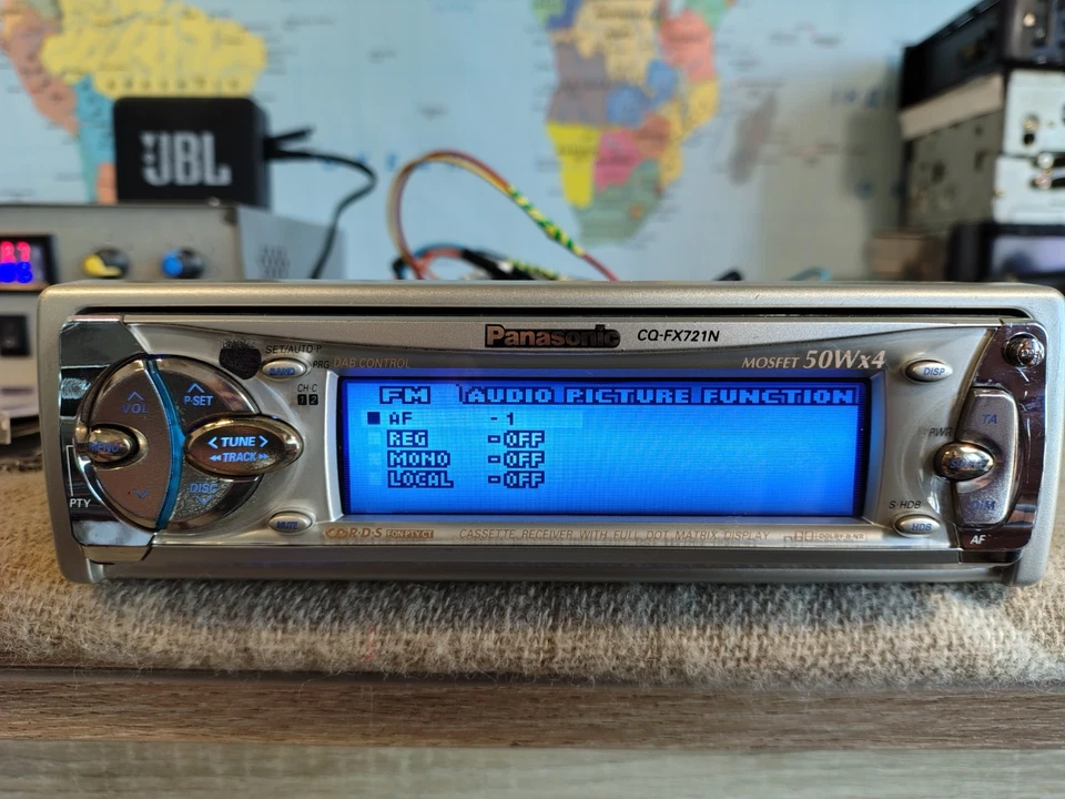 PANASONIC CQ-FX721N Car Stereo Mobile Media Receiver Fully Working Good Shape - Image 4 of 4