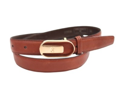 vtg 90s NINO CERRUTI mens leather belt sz 36