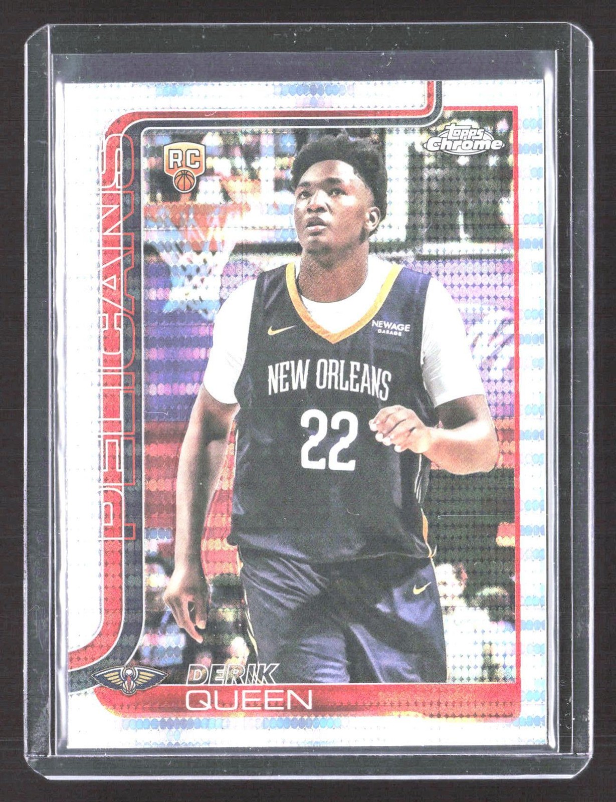 2025-26 Topps Chrome #263 Derik Queen Prism Refractor