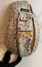 KAVU Crossbody Sling Bag Dynamic Arrows Trees Designs 16” Long