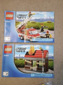 LEGO City 60003 Fire Emergency Complete with Instructions