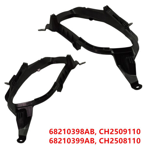 Headlight Bracket Set 16586360 For 14-2018 Jeep Cherokee Driver & Passenger Side - Picture 1 of 12