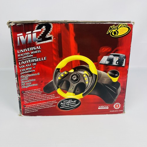 Controlador de juego universal de volante Mad Catz Xbox GameCube Playstation MC2 - Imagen 14 de 24