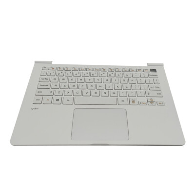 Custodia Superiore Tastiera (Palmrest) Con Touchpad Per LG Gram 13Z980/13ZD980 - Nuova, Colore Bianco, MBN6528330X