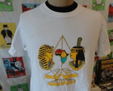 Vintage 90's AFRICA B.A.S United White T Shirt Size L