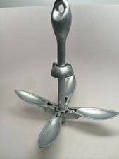  Kayak Zinc Plated Steel Anchor 3.3 LBS 4 Foldable Arms PWC Canoe Boat Marine
