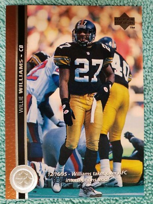 1996 UPPER DECK WILLIE WILLIAMS #204 PITTSBURGH STEELERS 