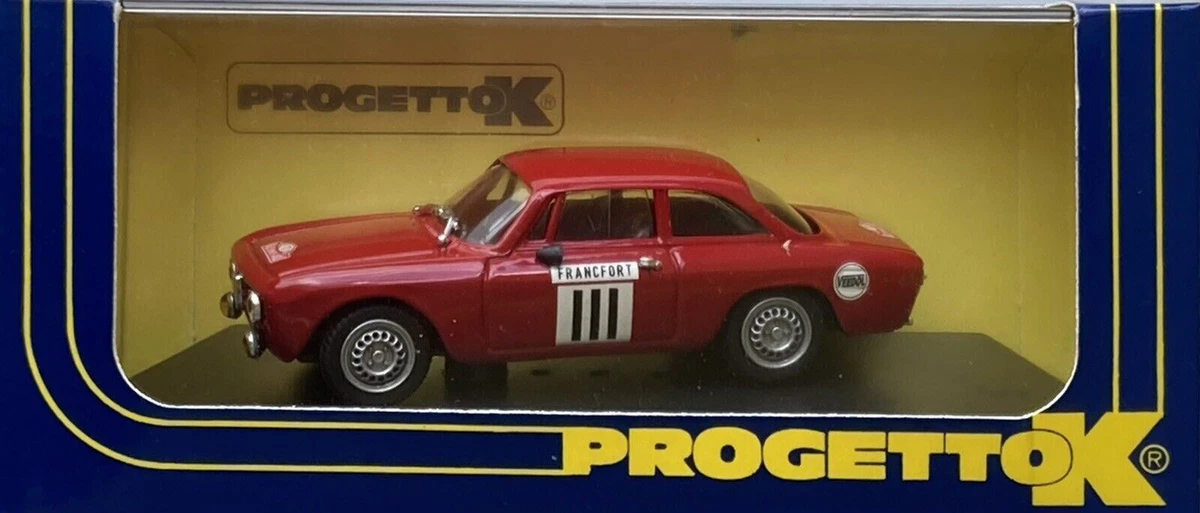 Miniature Alfa Romeo Giulia GTA 1:43 – N°61 Rolland & Augias (Copa Alpes 1966)