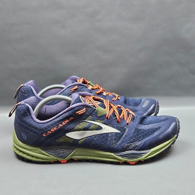 Brooks Cascadia 11 Trail Running Shoes Mens Blue Hiking