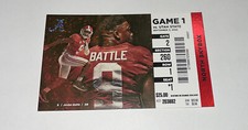 Alabama Football Vs Utah St Game Day Ticket Stub 2022 - Battle