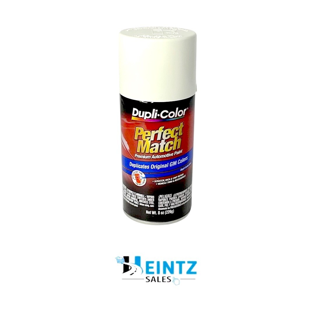 Duplicolor BGM0434 Perfect Match GM Olympic White 8 oz Aerosol
