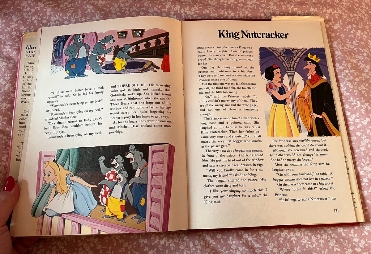 Walt Disney's Giant Book of Fairy Tales Vintage Illustrated