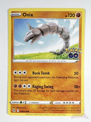 Pokemon 103/236 onix Values - MAVIN