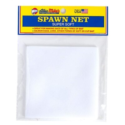 Atlas Mike's Spawn Net 4'' x 16' Roll White Soft Nylon 1.5 Oz 55041
