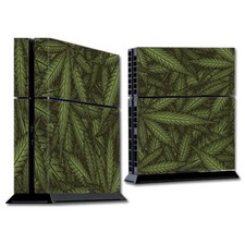 PS Playstation console skins decals wrap - gonja leaves pot weed