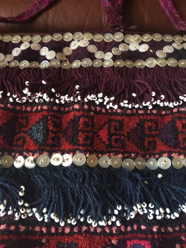 Tribal Persian Vintage Bakhtiari Woven Salt Bag ?Kilim ? - Picture 2 of 12