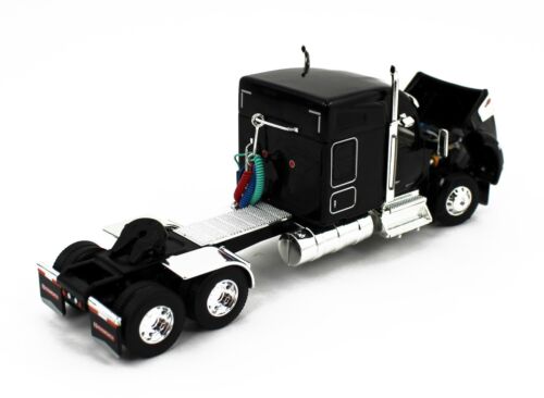 DCP 1:64 *BLACK* Kenworth W990 76" Mid-Roof Sleeper Semi Truck *NEW* - Picture 4 of 4
