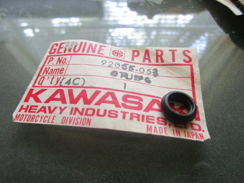 Junta tórica bomba de aceite Kawasaki Z1 900 1973-1975 cantidad 2 PN: 92055-053 Foto 3 de 4