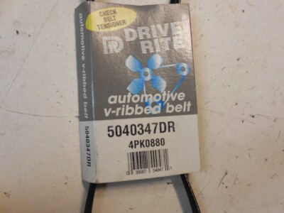 Automotive V-Ribbed Belt (Standard) K04 9/16'' x 35 1/4'' 5040347DR Drive-Rite