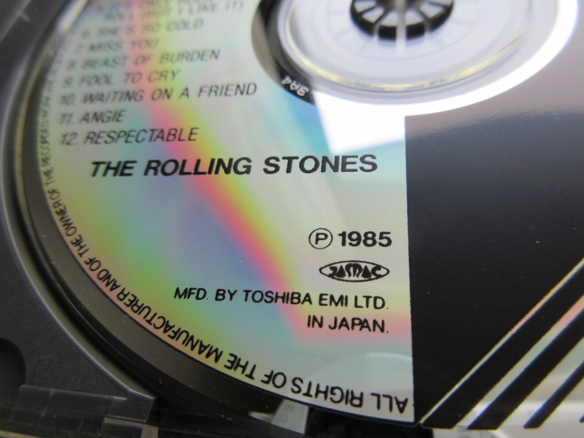 Rolling Stones Rewind 1971-1984 Japan Original CD in 1985 CP35
