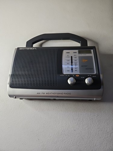 Emerson RP6251 Instant Weather AM FM Radio Portable Radio Good Working ...