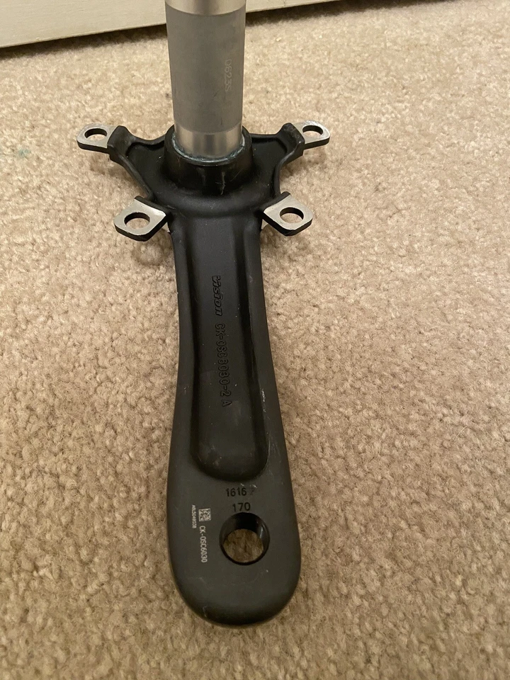 Nuevo FSA Vision TriMax Compact TT TRI BB30 170 mm solo manivela lateral de accionamiento Foto 2 de 2