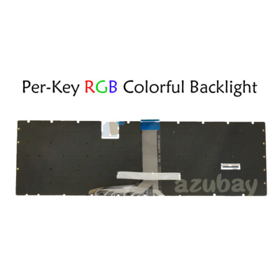 Tastiera Completa Retroilluminata RGB Per MSI Alpha 17 A4DEK, Bravo 17 A4DDK &ndash; Layout Spagnolo (QWERTY)