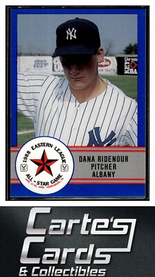 Dana Ridenour 1988 ProCards Eastern League All-Stars E-4 Albany-Colonie Yankees