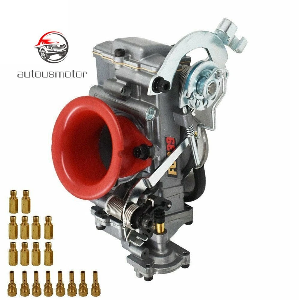 Carburador FCR39 para Yamaha YZ400F 1998-1999 Yamaha WR400F 2001 KTM 400 MXC Foto 4 de 4