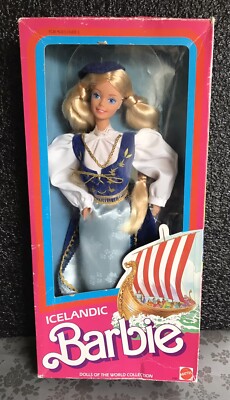 BARBIE DOTW, ICELANDIC BARBIE, #3189, 1986, NRFB, GOOD! | eBay