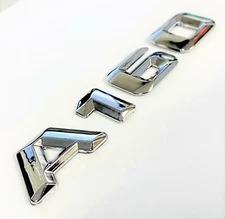 #1 CHROME A160 REPLACEMENT FOR MERCEDES REAR TRUNK EMBLEM BADGE NAMEPLATE DECAL