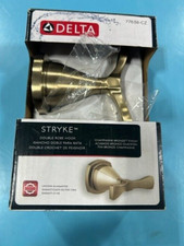 Delta Stryke Double Robe Hook Champagne Bronze Finish Bathware 77638-CZ