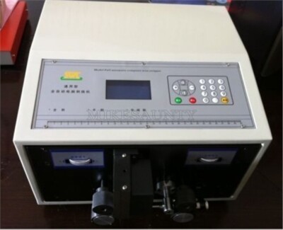 SWT508C-II Computer Automatic Wire Peeling Stripping Cutting Machine 110V New zm