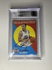 Stephen Curry Signed 2011-12 Past & Present #114 Warriors BAS Auto Slab