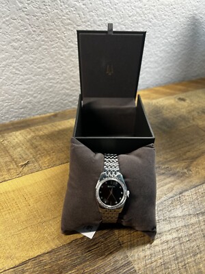 New Bulova Classic Crystal Stainless Steel Quartz Ladies  display picture 1