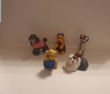 Set Of 5 1994 Puppy In My Pocket Dogs